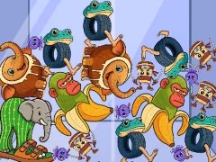 Trò chơi Italian Brainrot: Animals Merge Puzzle trực tuyến