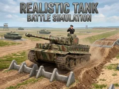 Trò chơi Realistic Tank Battle Simulation trực tuyến
