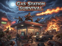 Trò chơi Gas station survival trực tuyến