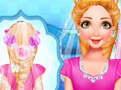 Trò chơi Princess wedding hairstyle trực tuyến