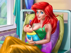 Trò chơi Princess Mermaid Mommy Birth trực tuyến