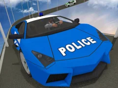 Trò chơi Impossible Police Car Track trực tuyến