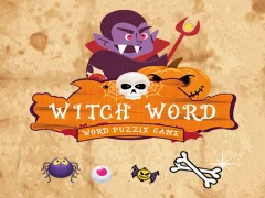 Trò chơi Witch Word Halloween Puzzel Game trực tuyến