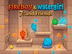 Trò chơi Fireboy & Watergirl 7: and Friends trực tuyến