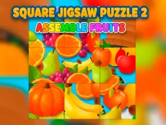 Trò chơi Square jigsaw Puzzle 2 - Assemble Fruits trực tuyến