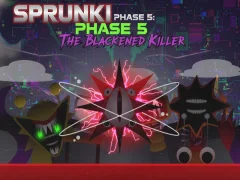 Trò chơi Sprunki Phase 5: The Blackened Killer trực tuyến