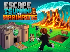 Trò chơi Escape Tsunami for Brainrots trực tuyến