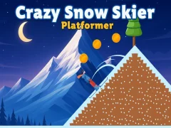 Trò chơi Crazy Snow Skier: Platformer trực tuyến