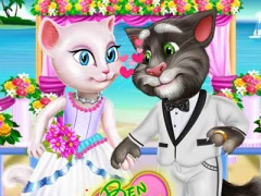 Trò chơi Ben and Kitty Wedding Day trực tuyến