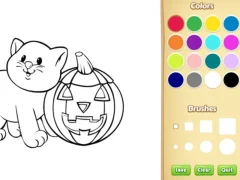 Trò chơi Halloween Coloring Book trực tuyến