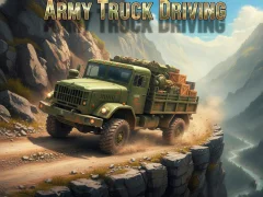 Trò chơi Army Truck Driving trực tuyến