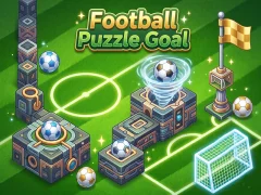Trò chơi Football Puzzle Goal trực tuyến
