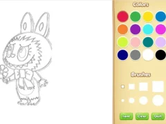Trò chơi Chibi Labubu Coloring Book for Kids trực tuyến