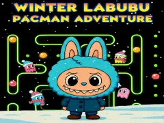 Trò chơi Winter Labubu Pacman Adventure trực tuyến