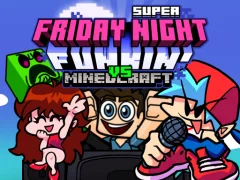 Trò chơi Super Friday Night Funkin Vs Minecraft trực tuyến