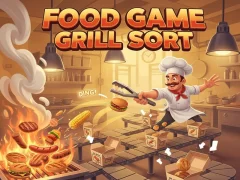 Trò chơi Food Game Grill Sort trực tuyến