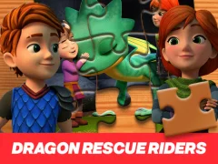 Trò chơi Dragon Rescue Riders Jigsaw Puzzle trực tuyến