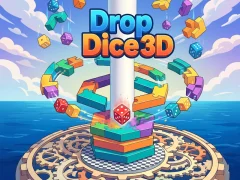 Trò chơi Drop Dice 3D trực tuyến