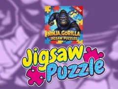 Trò chơi Ninja Gorilla Jigsaw Puzzles trực tuyến