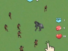 Trò chơi Men Vs Gorilla trực tuyến