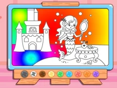 Trò chơi Coloring Book: Mermaid Makeup trực tuyến