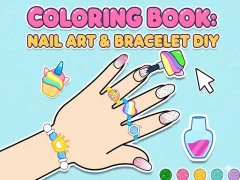Trò chơi Coloring Book: Nail Art & Bracelet Diy trực tuyến