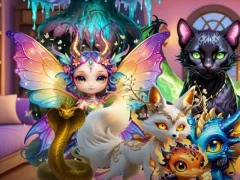 Trò chơi Mysterious Familiars Enchanted Bestiary trực tuyến