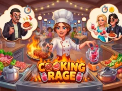 Trò chơi Cooking Rage trực tuyến
