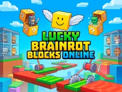 Trò chơi Lucky Brainrot Blocks Online trực tuyến