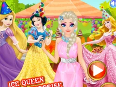 Trò chơi Ice Queen Birthday Surprise trực tuyến