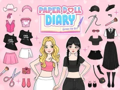 Trò chơi Paper Doll Diary: Dress Up DIY trực tuyến
