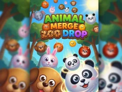 Trò chơi Animal Merge Zoo Drop trực tuyến