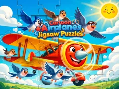 Trò chơi Cartoon Airplanes: Jigsaw Puzzles trực tuyến