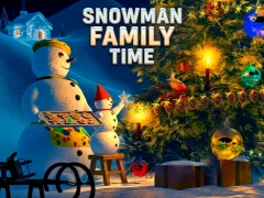 Trò chơi Snowman Family Time trực tuyến