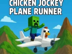 Trò chơi Chicken Jockey Plane Runner trực tuyến