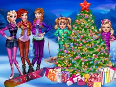 Trò chơi Princesses Christmas tree trực tuyến