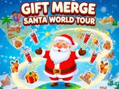Trò chơi Gift Merge Santa World Tour trực tuyến