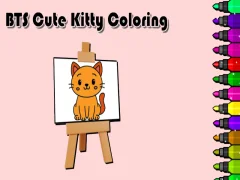 Trò chơi BTS Cute Kitty Coloring trực tuyến