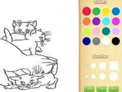 Trò chơi Cats Coloring Book For Kids trực tuyến