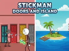 Trò chơi Stickman Doors and Island trực tuyến