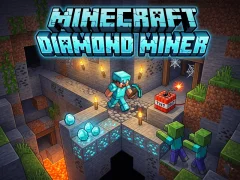 Trò chơi Minecraft Diamond Miner trực tuyến