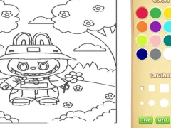 Trò chơi Labubu Coloring Book For Kids trực tuyến