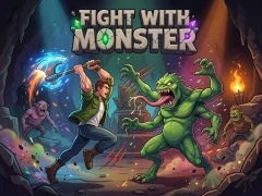 Trò chơi Fight With Monster trực tuyến