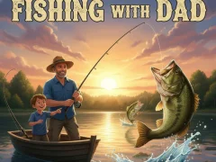 Trò chơi Fishing with Dad trực tuyến