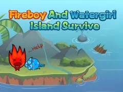 Trò chơi Fireboy and Watergirl Island Survive trực tuyến