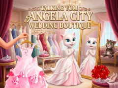 Trò chơi Talking Tom Angela City Wedding Boutique trực tuyến
