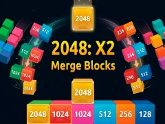 Trò chơi 2048 X2 Merge Blocks trực tuyến
