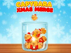 Trò chơi Capybara Xmas Merge trực tuyến