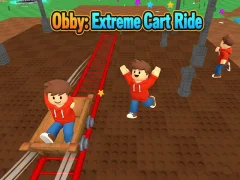 Trò chơi Obby: Extreme Cart Ride trực tuyến