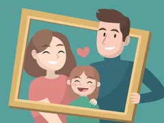 Trò chơi Happy Family Puzzle trực tuyến